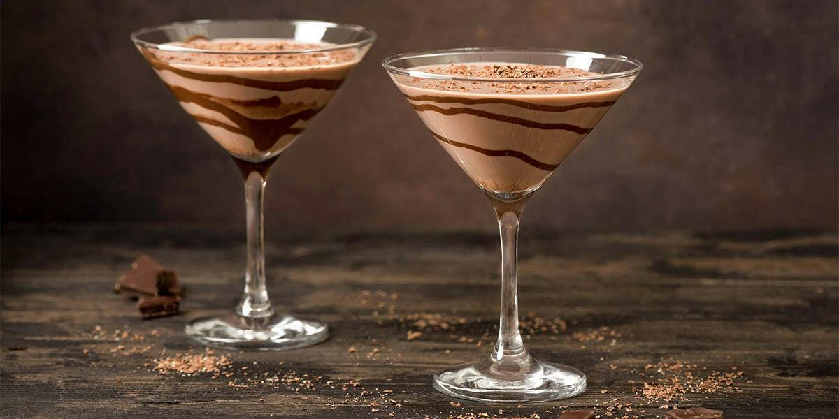 Chocolate, Irish cream and gin come together in this AMAZING dessert cocktail! 
