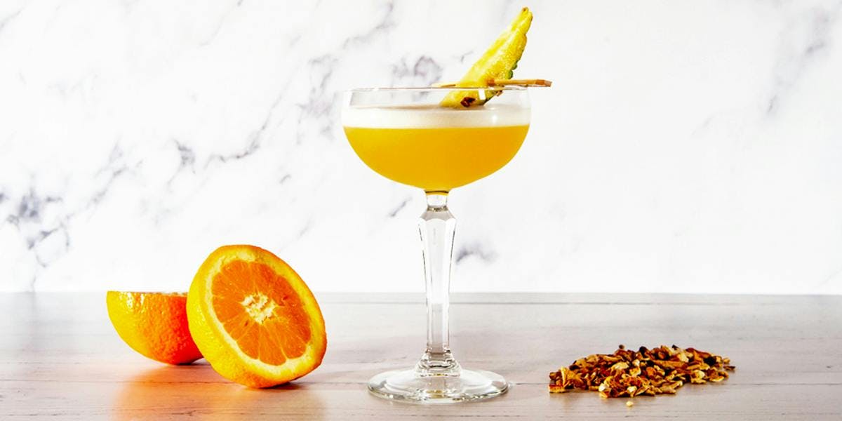 This sweet tropical cocktail is made for summer sunbathing