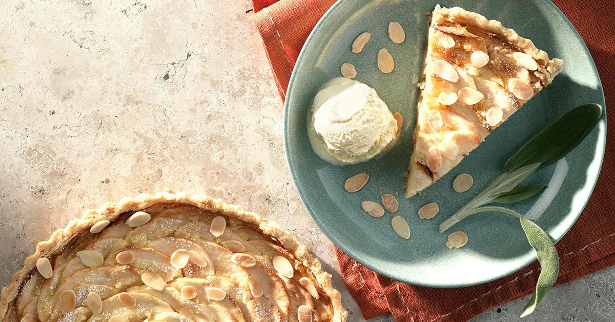 This gin-soaked apple and almond tarte is life changing (in more ways than one!)