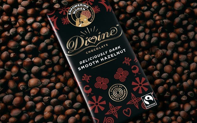 Divine Chocolate Deliciously Dark Smooth Hazelnut