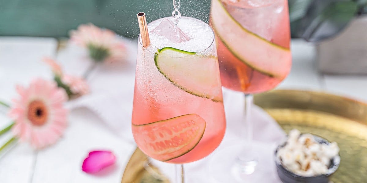 Give this gin-tastic Cucumber & Watermelon Aperol Spritz a go!