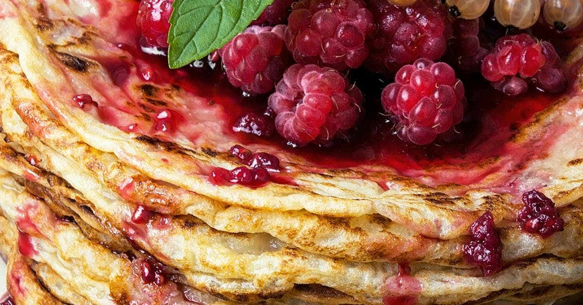Raspberry American Pancakes 