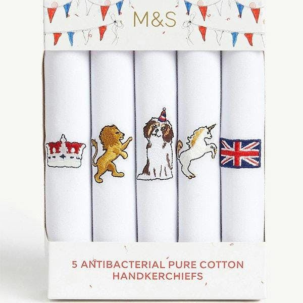 Coronation themed Handkerchiefs