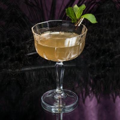 Wild martini mint gin cocktail