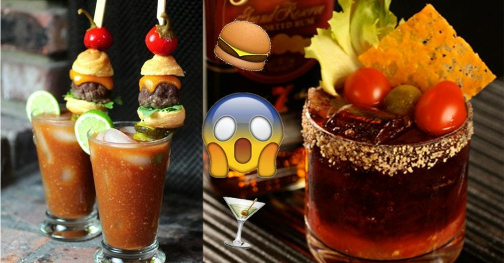 National Burger day cocktails cheeseburger bloody mary whisky