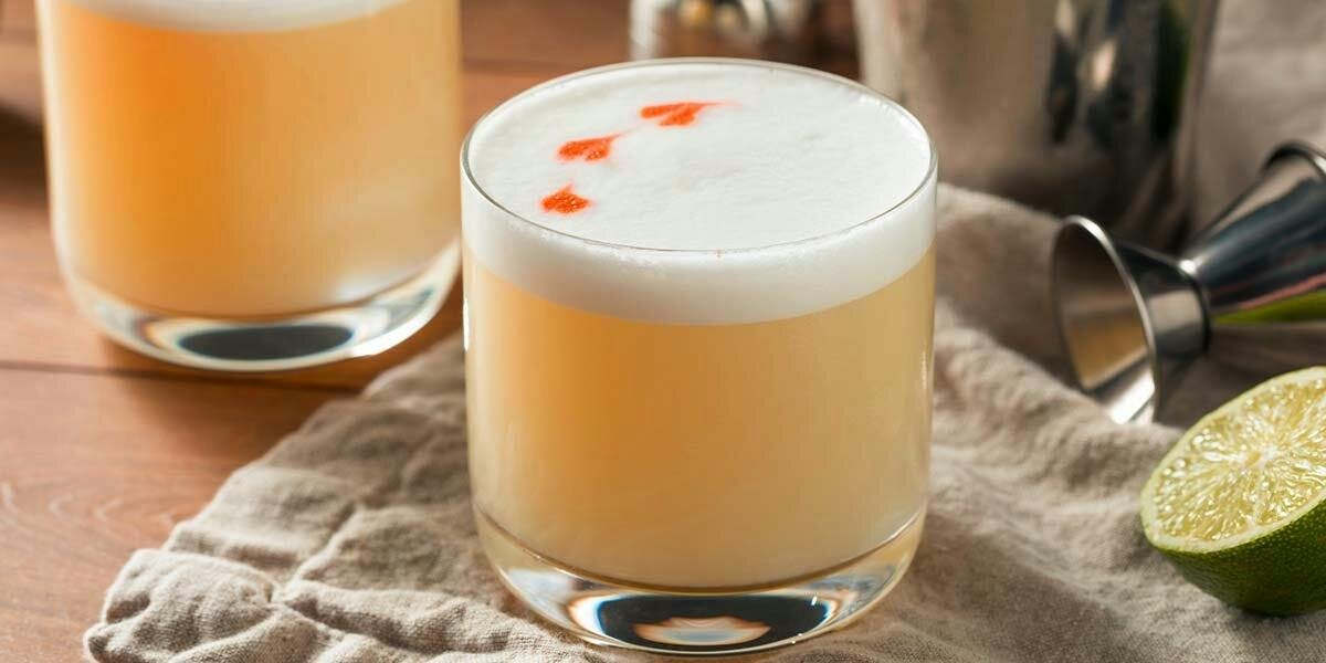 A gin and ginger sour is the warming cocktail we need on a cold night in!