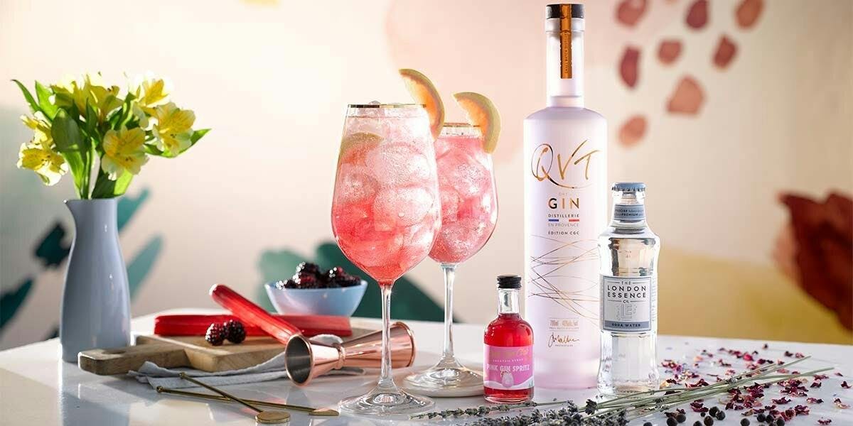 Our dazzling Pink Gin Spritz is one gin-credible cocktail!  