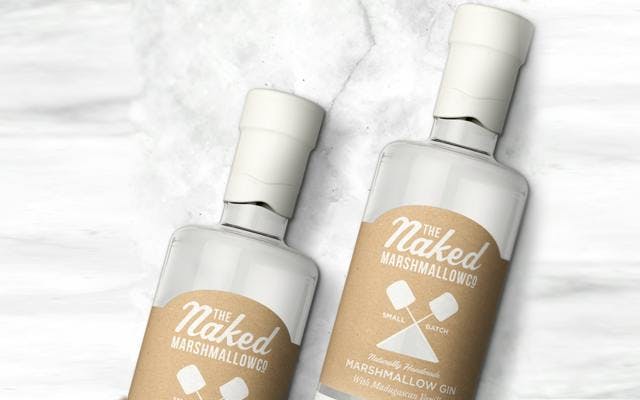 Marshmallow flavoured gin The Naked marshmallow co.