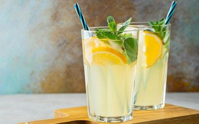 Thatchers Cloudy Lemon and gin cocktail recipe with mint