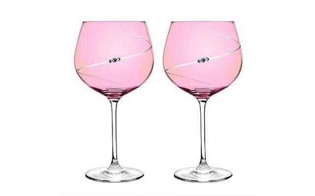 These Portmeirion pink gin glasses (£30 for two) will add a touch of glitz and glam to any cocktail party