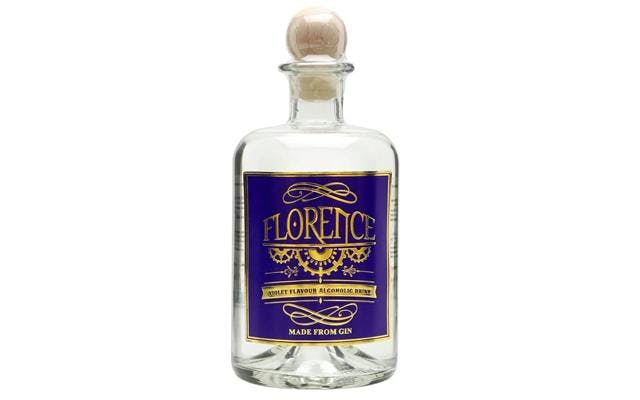Violet flavoured gin Florence