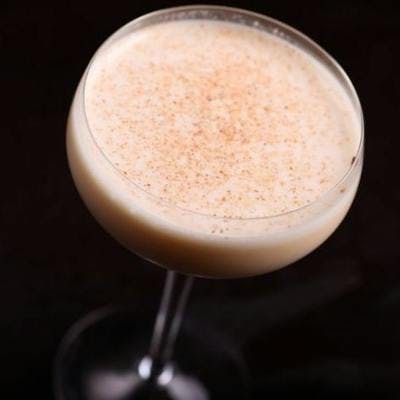buttermilk maple flip cocktail gin