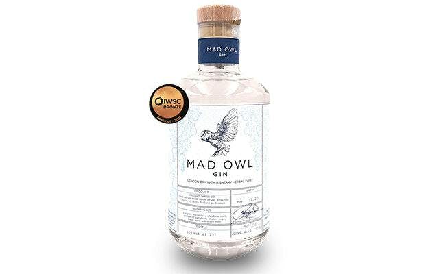 Mad Owl London Dry Gin won Bronze at the International Wine &amp; Spirit Competition.