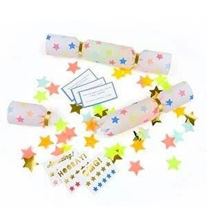 Multicolour Star Confetti Crackers