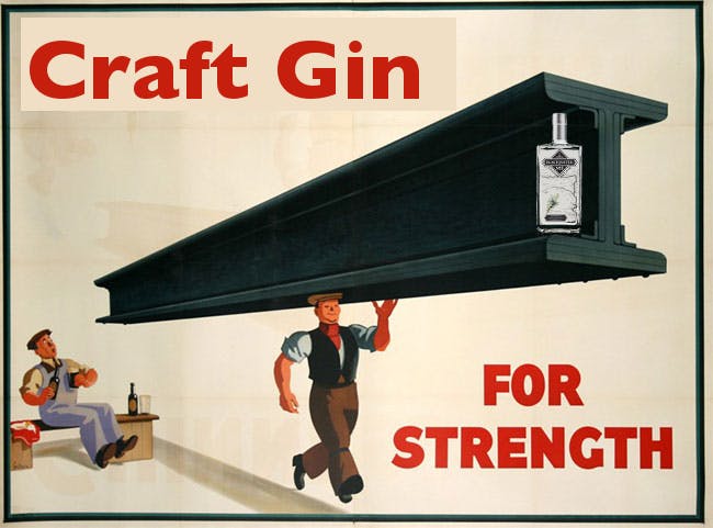 IF "GUINNESS IS GOOD FOR YOU" THEN GIN IS MUCH BETTER
