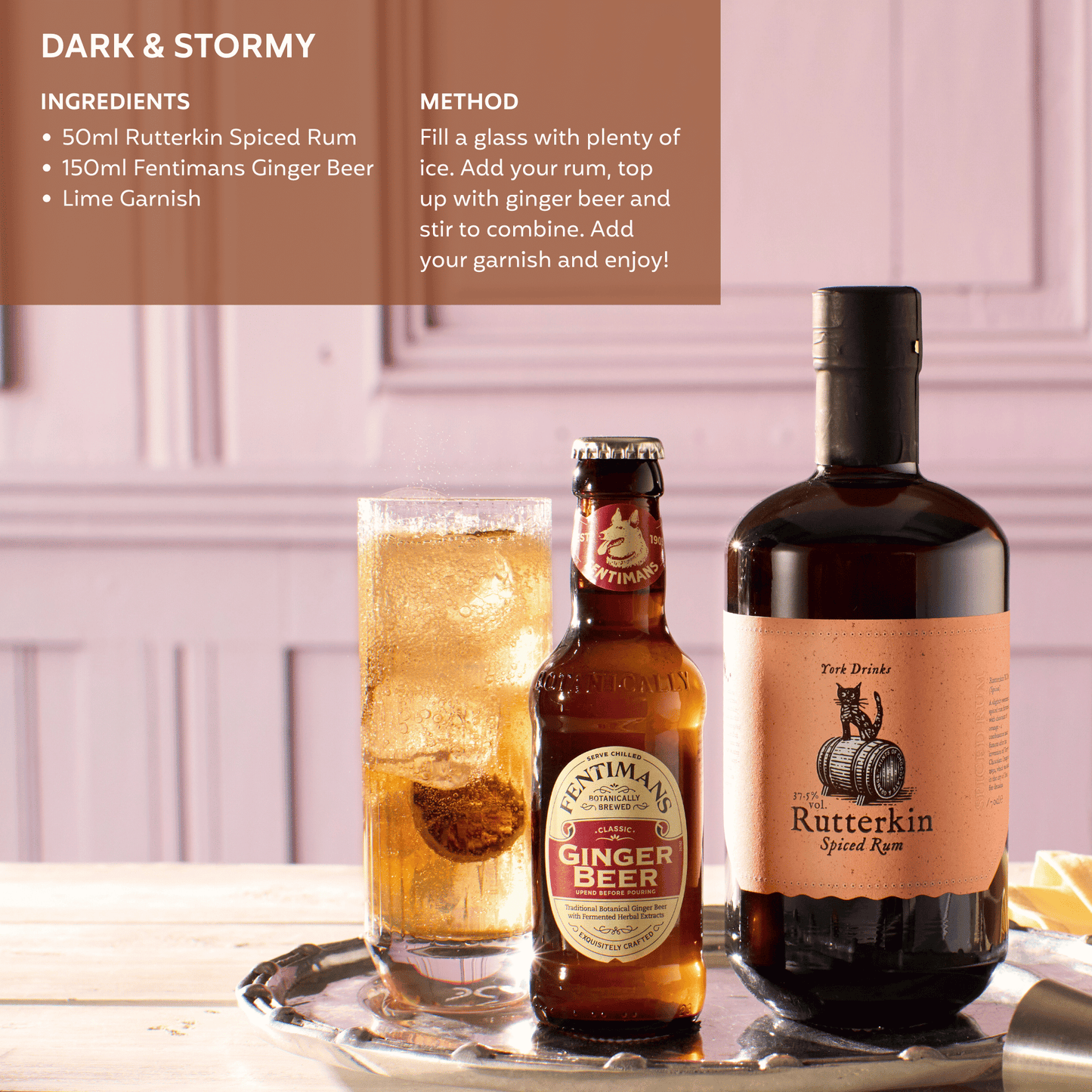 Dark & Stormy Cocktail Set