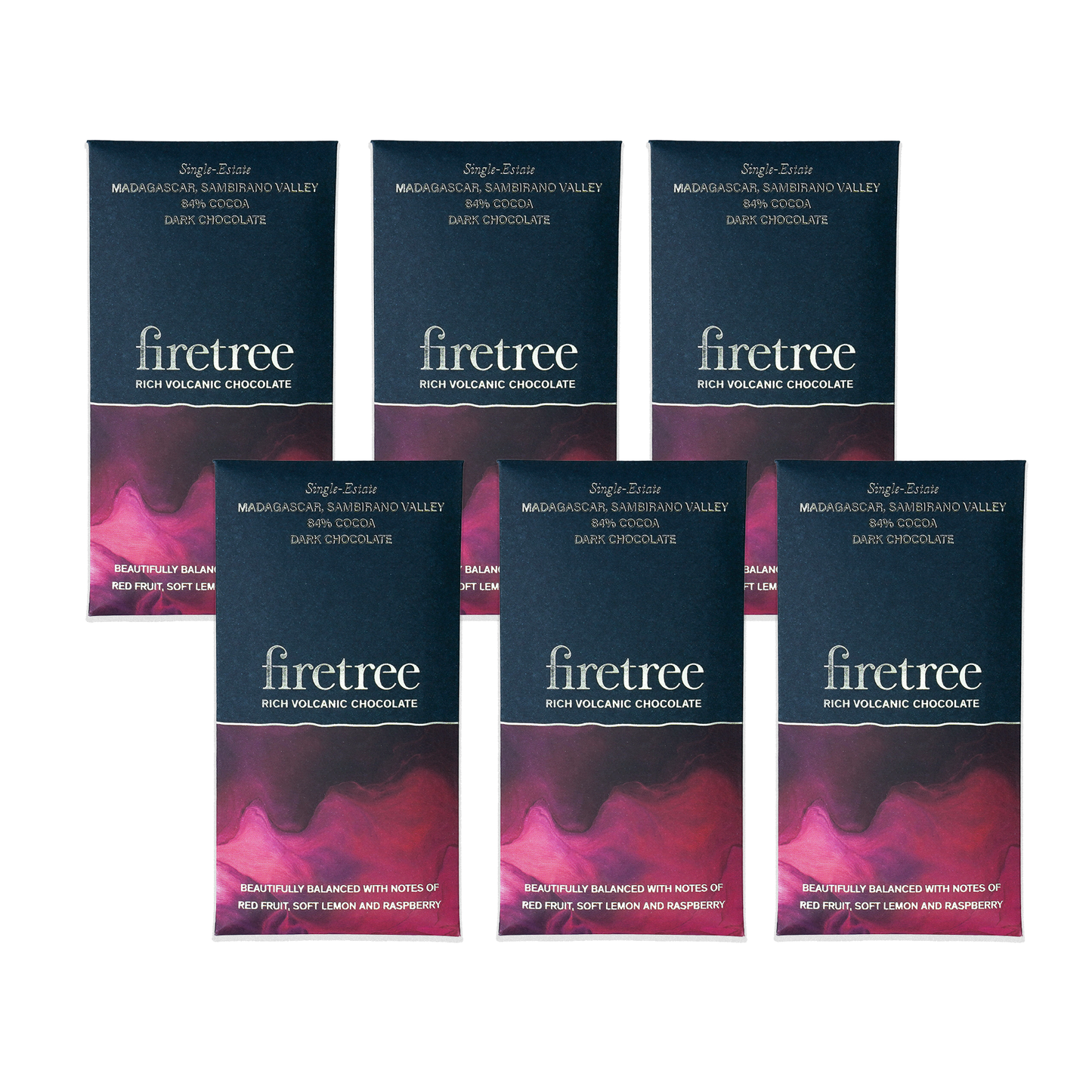 Firetree Madagascar Sambirano Valley Chocolate Bar (6 x 25g)