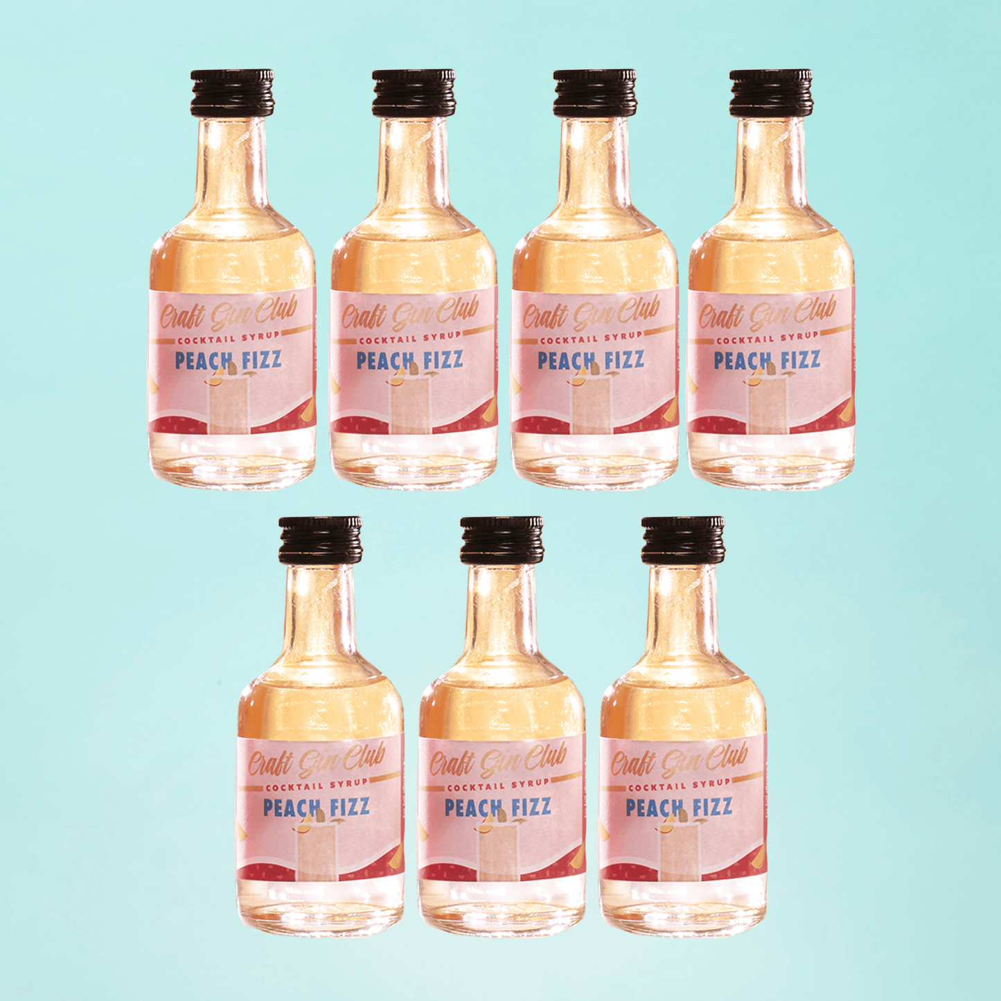 Peach Collins Cocktail Set