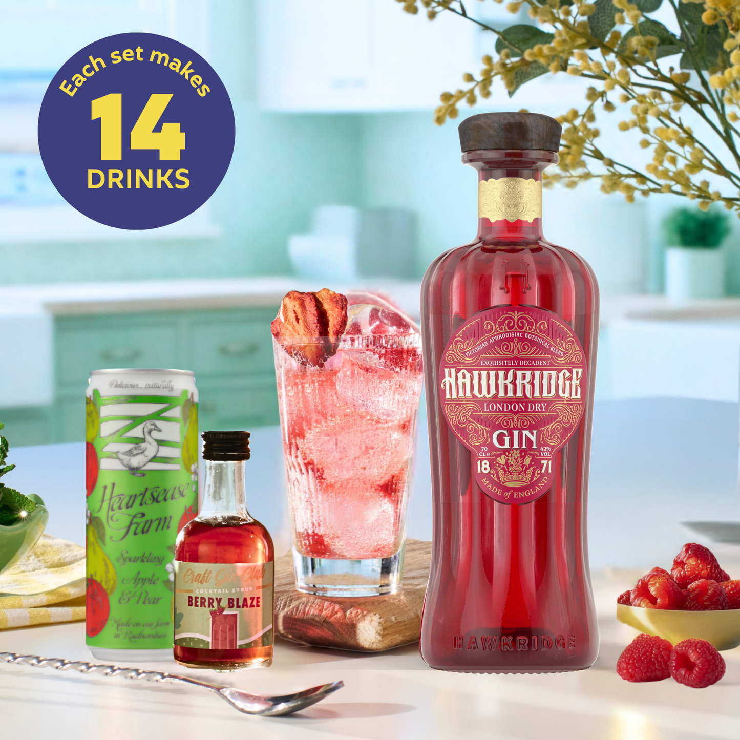 Berry & Apple Collins Cocktail Set