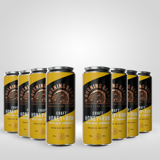 Burning Barn Honey & Rum with real lemonade | 8 x 250ml