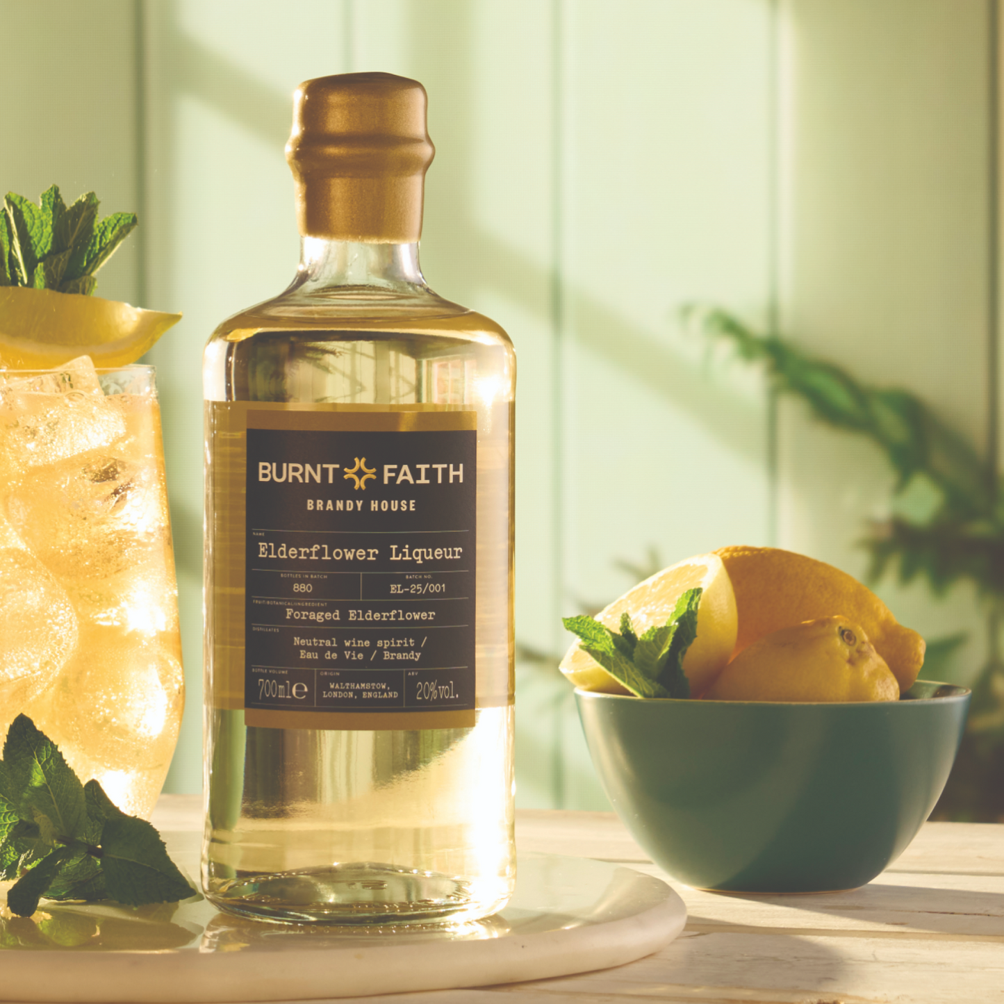 Burnt Faith Elderflower Liqueur 20% 70cl