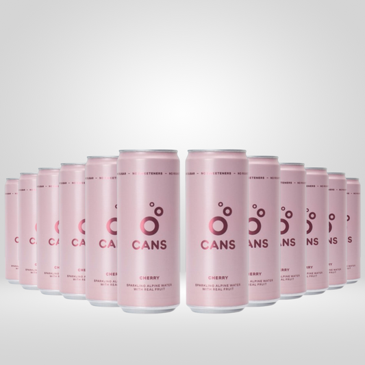 CANS Sparkling Water Cherry | (12 x 330ml)