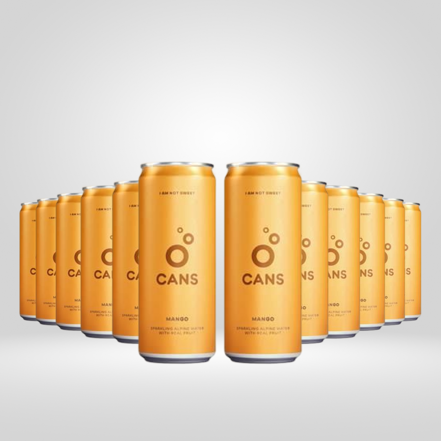 CANS Sparkling Water Mango | (12x 330ml)