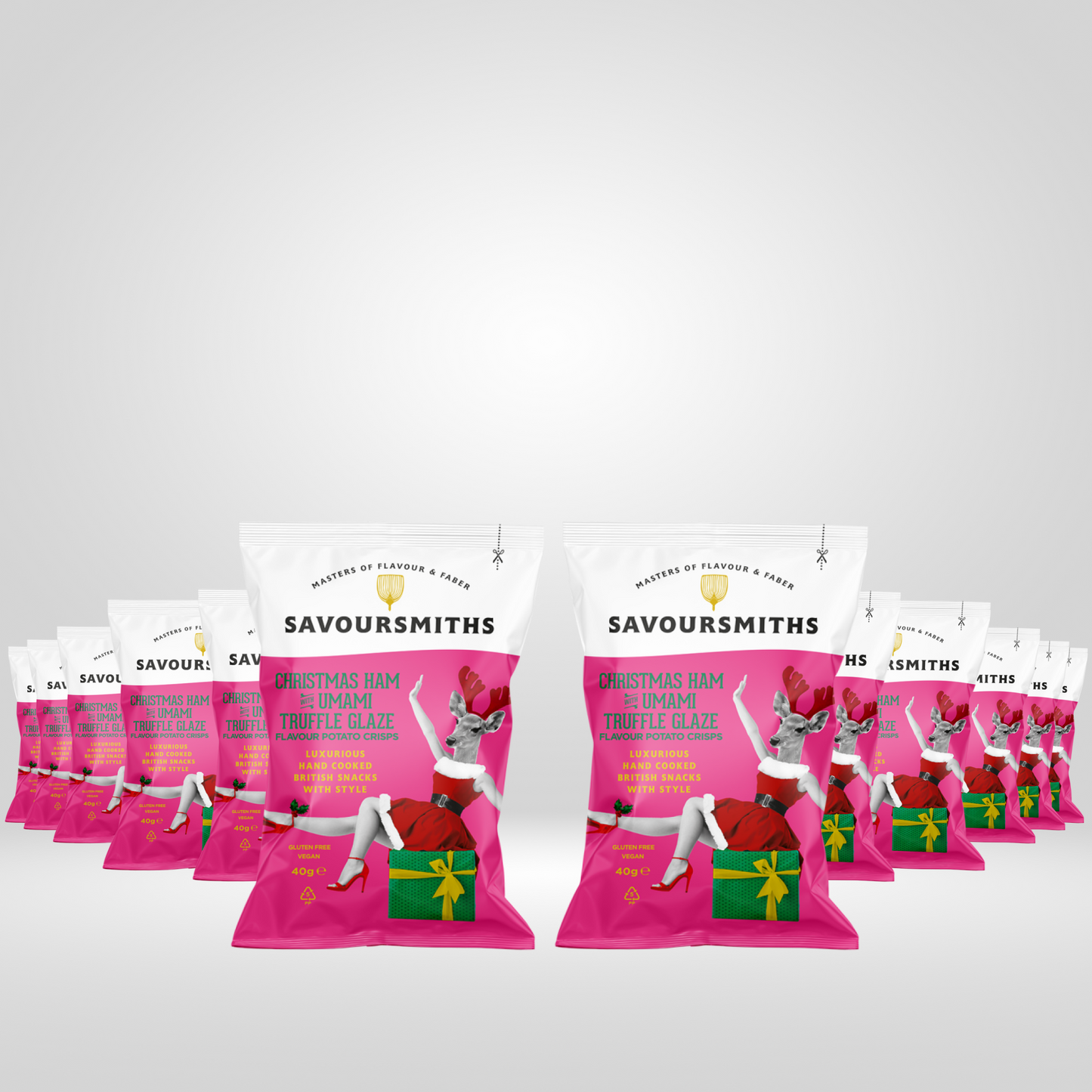 Christmas Ham with Umami Truffle Glaze Crisps | 12 x 40g
