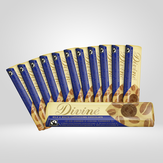 Divine Milk & White Chocolate Cappuccino  | 12 x 35g