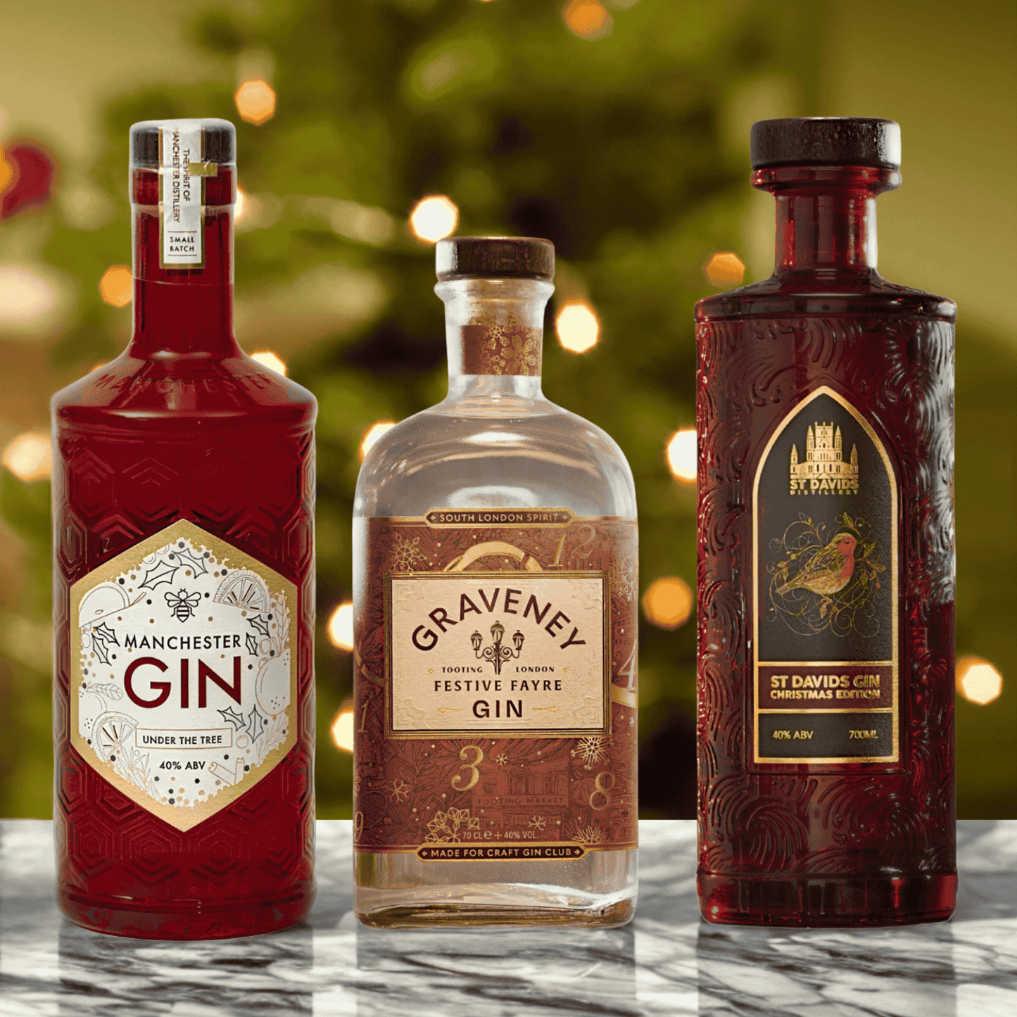 Festive Gins Bundle | 3x 70cl