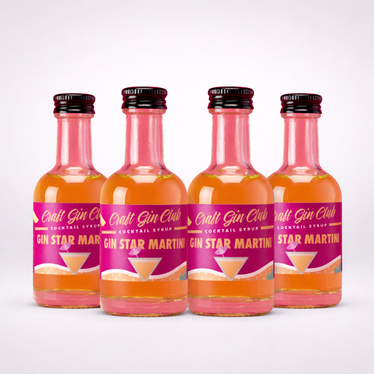 Gin Star Martini Syrup | 4 x 5cl