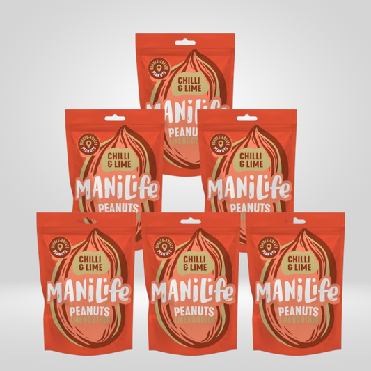 Manilife Chilli and Lime peanuts | 6 x 75g
