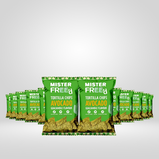 Mister Free'd Tortilla Chips Avocado Guacamole | 12 x 135g