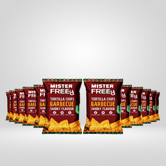 Mister Free'd Tortilla Chips Barbecue Smoky  | 12 x 135g