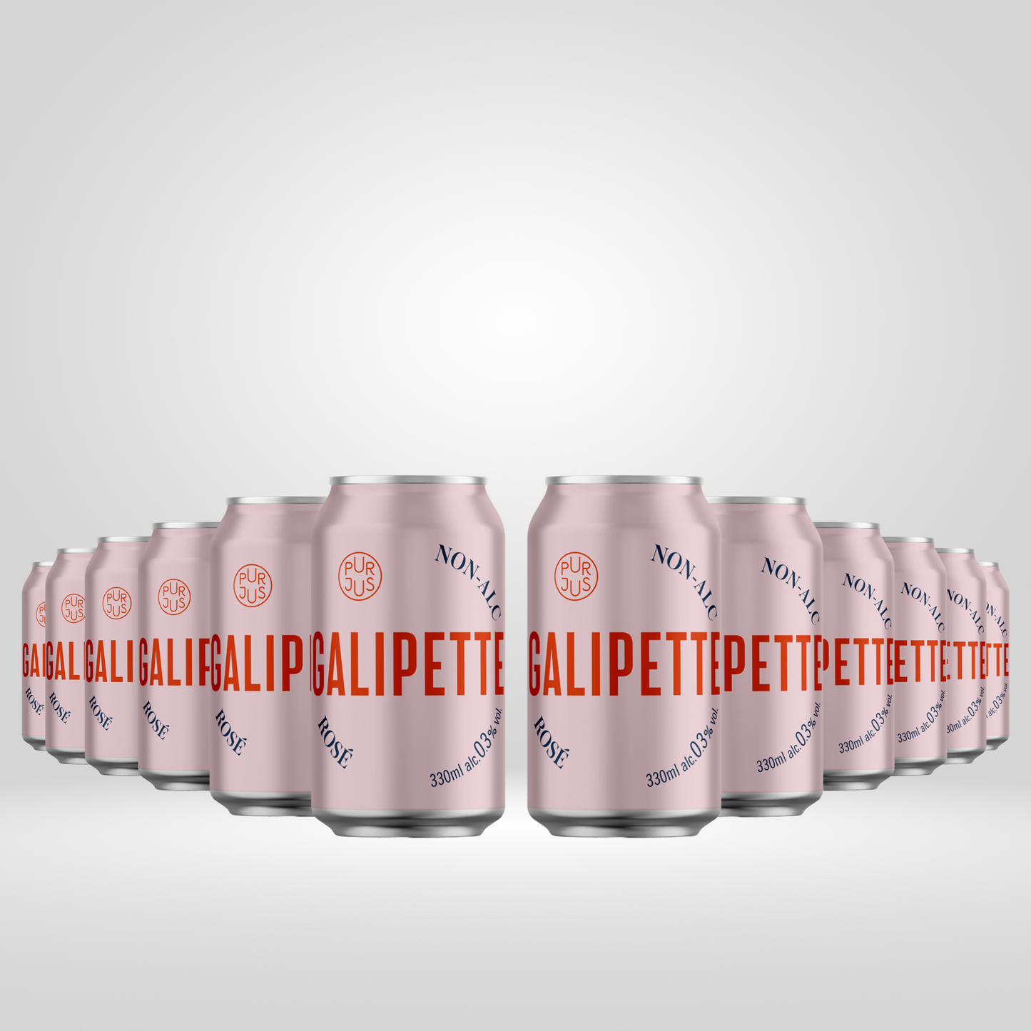 Galipette Non Alcoholic Rose Cider 0.3% | 12 x 330ml