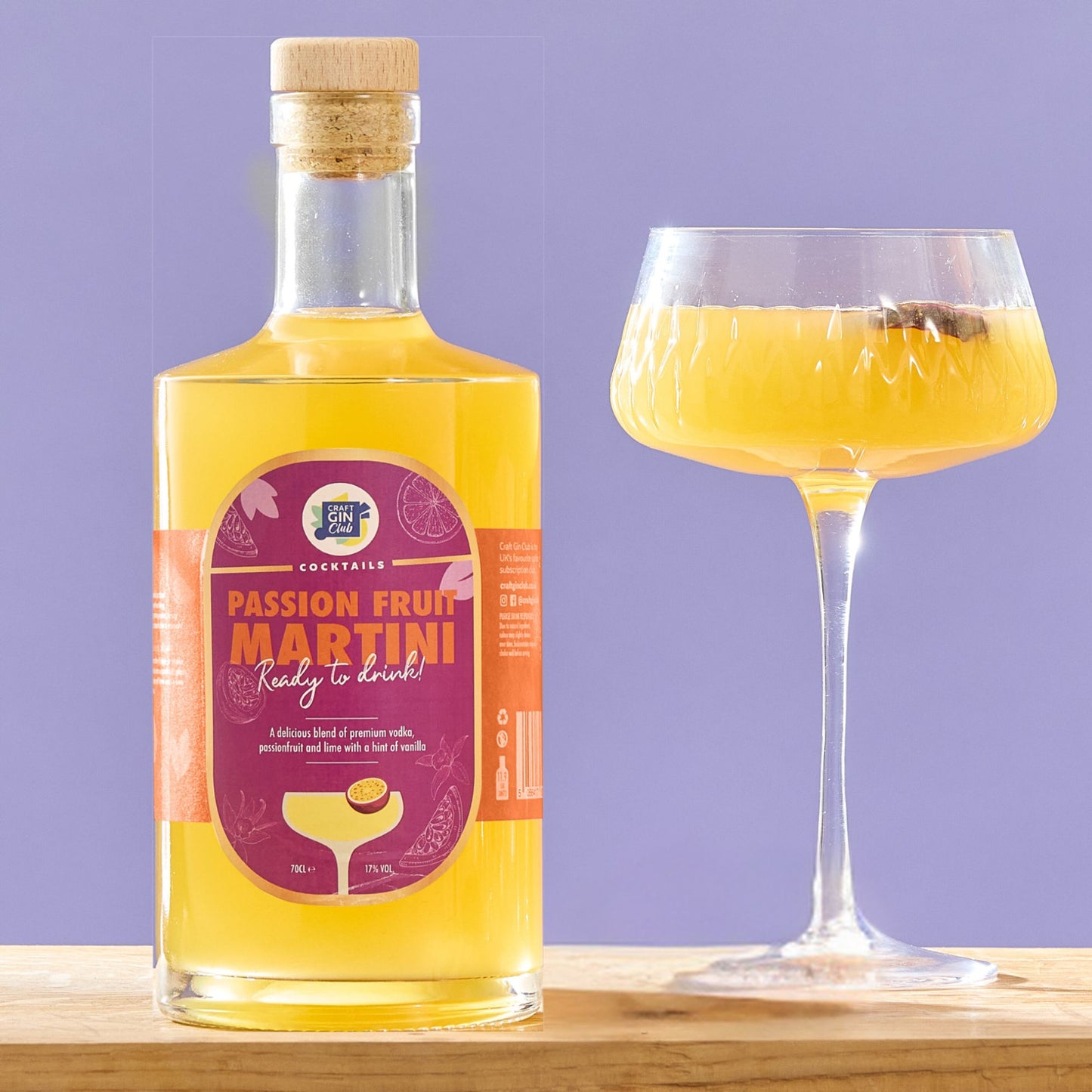 Passievrucht Martini Cocktail | ABV 17% 70cl