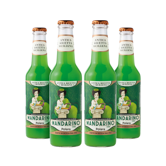 Bibite Polara Green Mandarin | Soft Drink (4x275ml)