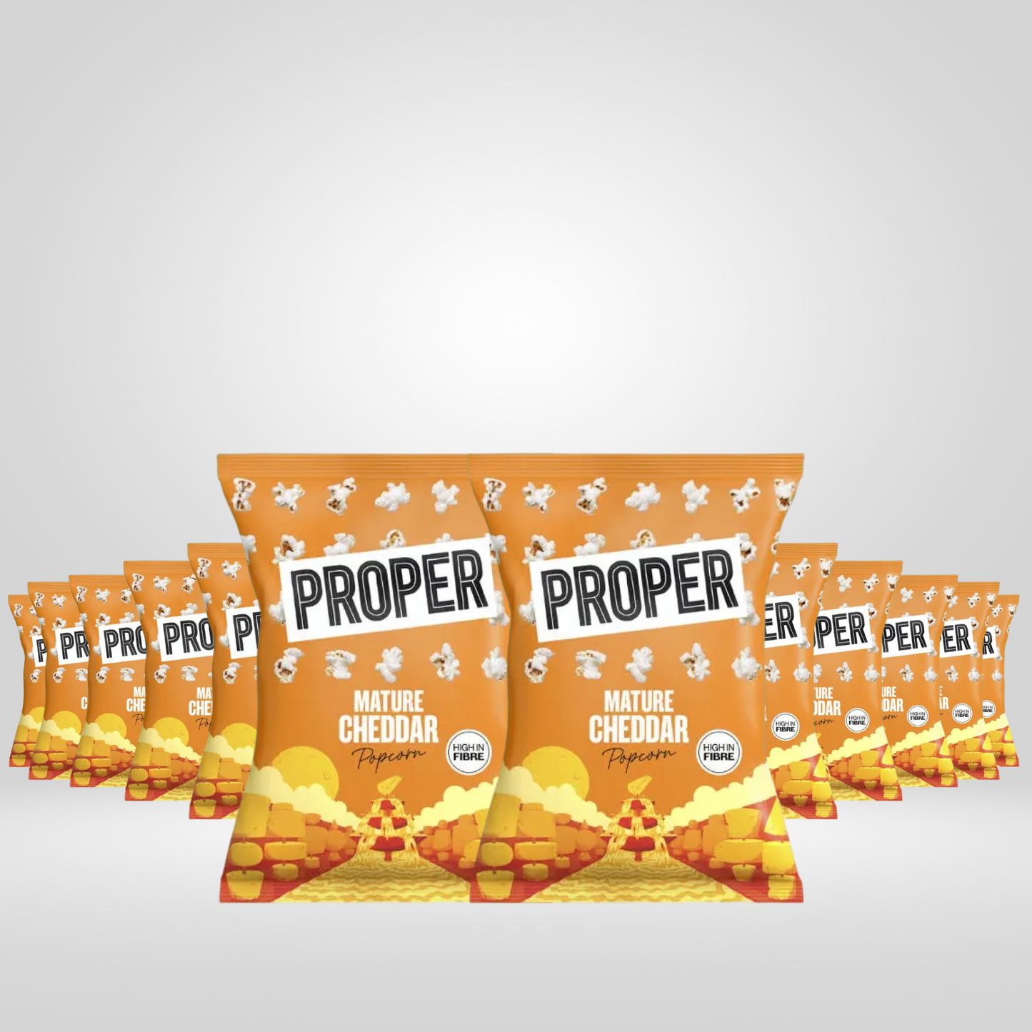 Proper Mature Cheddar Popcorn | 12 x 70g