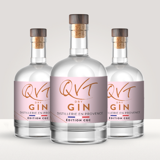 QVT Gin; Editie CGC 40% (3x5cl)