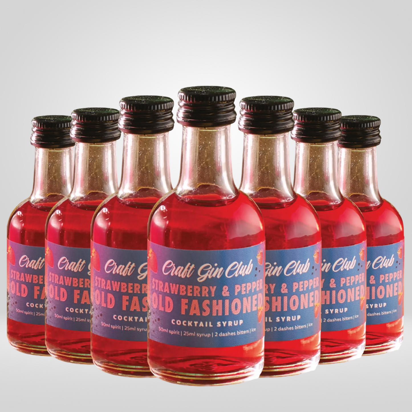 Strawberry and Black Pepper-Old Fashion | 7 x 5cl