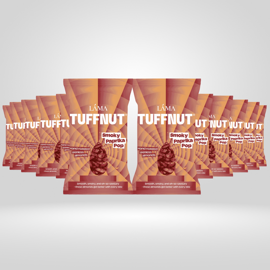 TuffNut Smoky Paprika Pop Skinless Almonds  | 12 x 40g