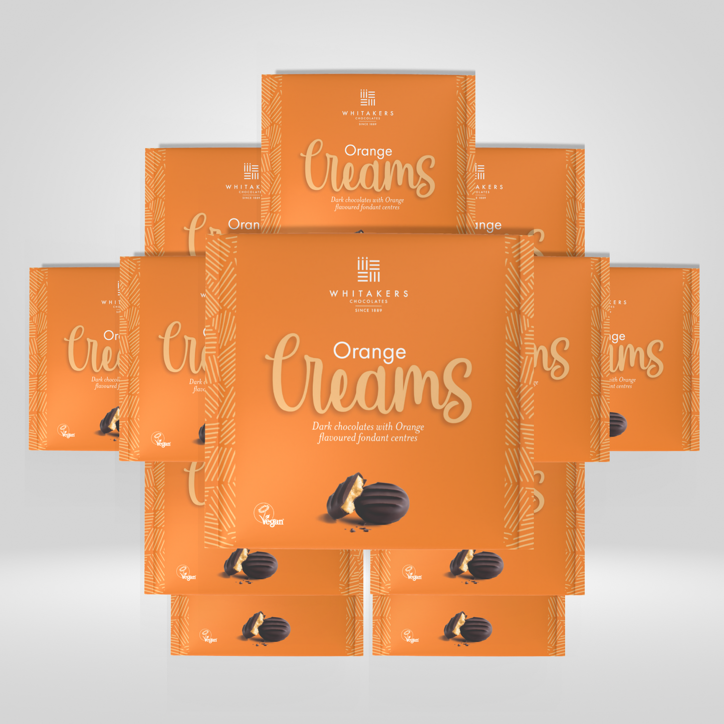 Whitakers Orange Creams | 12 x 75g