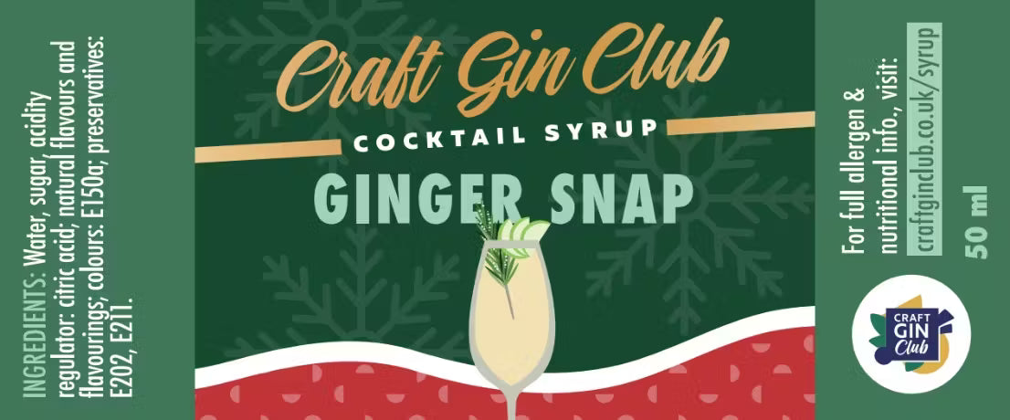 Ginger snap cocktail syrup