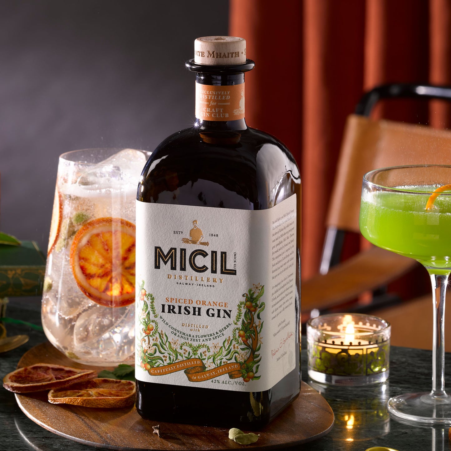 Micil Spiced Orange Gin | ABV 42% 70cl