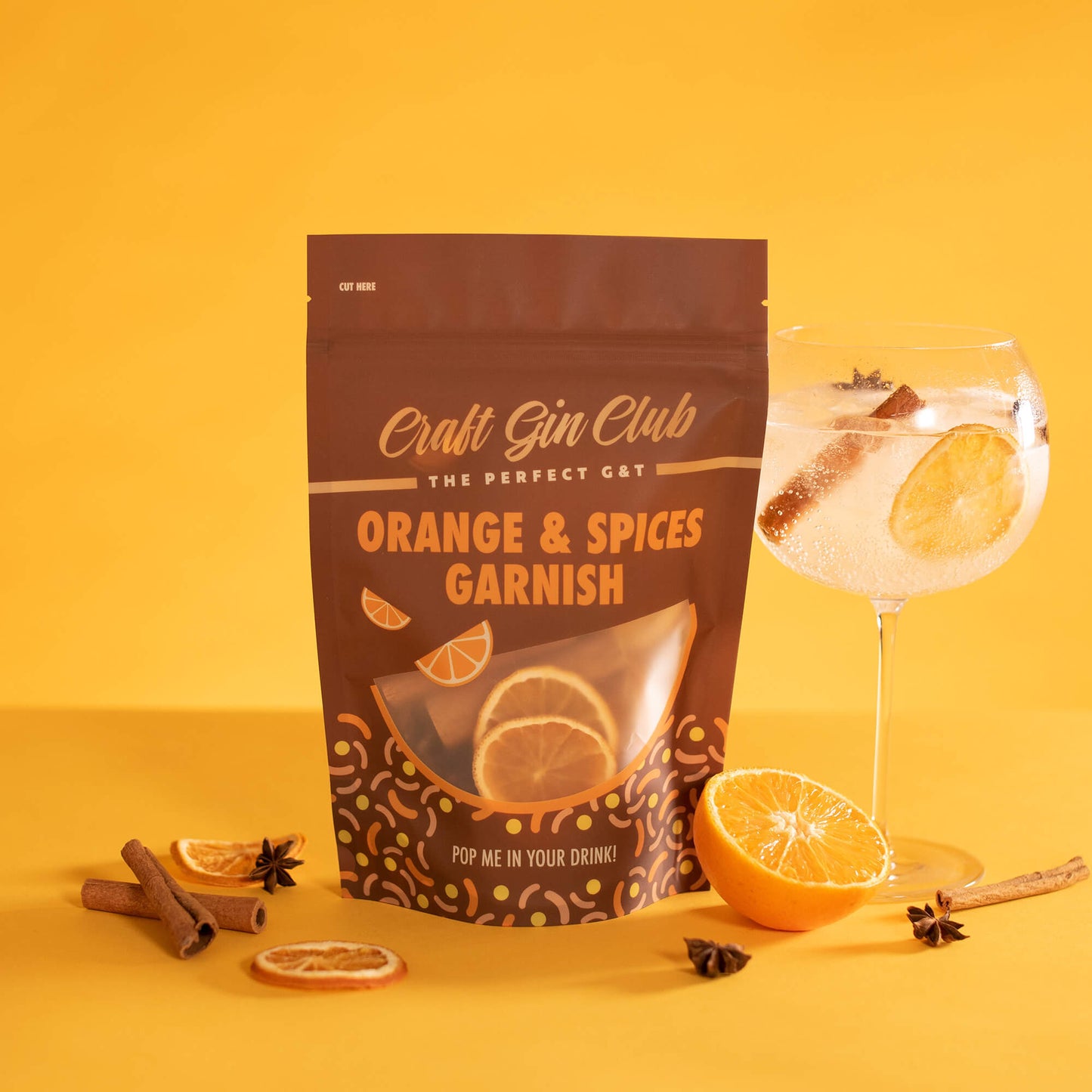 Orange & Spices Garnish Pack | 50g
